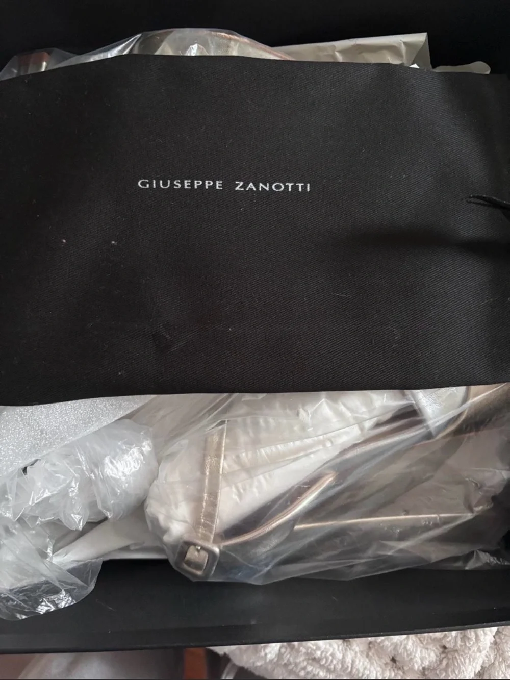 Giuseppe Zanotti Black Box with Silver Label